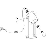 Eglo 43428 - Stona lampa HORNWOOD 1 1xE27/28W/230V | Eponuda.com