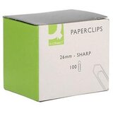 Q-Connect Sponke za papir srebrne št.2 26mm Sharp 100 kos 01307, (20497756) | Shoptok.si
