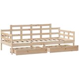  Dnevni krevet s ladicama bez madraca 90x200 cm masivno drvo | shoptok.hr