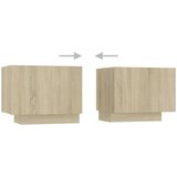 vidaXL TV ormarić s LED svjetlima boja hrasta sonome 300 x 35 x 40 cm | shoptok.hr