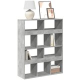 vidaXL Knjižna omara betonsko siva 100x33x125,5 cm inženirski les Cene