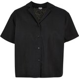 UC Ladies Ladies Linen Mixed Resort Shirt black Cene