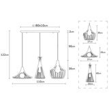 Opviq mezopotamya - N-1287 black chandelier | Eponuda.com