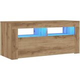 vidaXL TV ormarić LED boja hrasta 90x35x40 cm konstruirano drvo | shoptok.hr