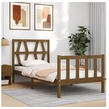  Posteljni okvir z vzglavjem meo rjav 2FT6 trles | Shoptok.si