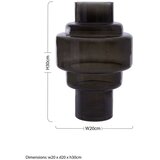 Premier Housewares Crna staklena vaza (visina 30 cm) Cayden – | shoptok.hr