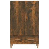  Komoda boja dimljenog hrasta 70 x 31 x 115 cm konstruirano drvo | shoptok.hr