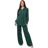La Modeuse Obleka 71299_P167532 Zelena Cene