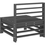  Srednja vrtna sofa siva od masivne borovine | Eponuda.com