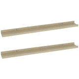 Maison Chic 2 kosi Stenske Police - Viseče police sonoma hrast 80x9x3 cm, (21793931) | Shoptok.si
