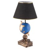 Opviq stona lampa world black blue
