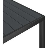 vidaXL 7-dijelni vrtni blagovaonski set crni aluminijski | shoptok.hr