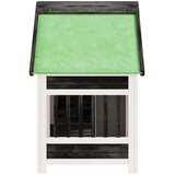  Kućica za pse siva 96 x 60,5 x 87 cm od masivne borovine | shoptok.hr
