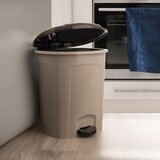 Orion Rjav plastičen koš za smeti s pedalom 30 l – | Shoptok.si