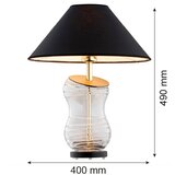  Argon 8037 - Stona lampa VENETO 1xE27/15W/230V crna/mesing | Eponuda.com