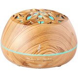 Oem AROMASOUND, Bluetooth LED zvočnik z izrezljanim eteričnim oljem difuzor, Bež, (5000250500) Cene