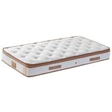 Hanah home dušek, baza i uzglavlje za jednokrevetni krevet latte 120 x 200cm | ePonuda.com