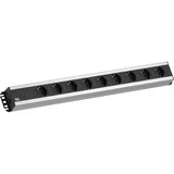300.001 power extension 2 m 9 AC outlet(s) Indoor Black, Grey