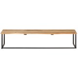  Vješalica sa živim rubom 100x35x22 cm masivno bagremovo drvo | shoptok.hr