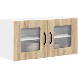 vidaXL Stenska kuhinjska omarica s polico Sonoma hrast 80 x 31 x 40 cm | Shoptok.si