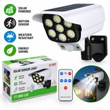  Solarna LED lampa sa PIR senzorom pokreta i daljinskim upravljačem - 77 SMD LED Cene