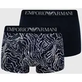 Emporio Armani Underwear Boksarice 2-pack moški, mornarsko modra barva