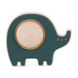 Petite&Mars Silikonska pop up grizalica Elephant Edwin 6 m+, Misty Green | Shoptok.si