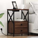  Noćni ormar Smeđi hrast 40 x 31 x 60 cm Konstruirano drvo | shoptok.hr