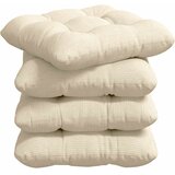  Jastučići za sjedenje 4 pcs Krema 40 x 40 cm Kordura tekstil | shoptok.hr