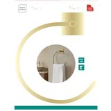 Douceur d intérieur Kovinsko držalo za brisače v mat zlati barvi z namestitvijo brez vrtanja Fixeo – | Shoptok.si