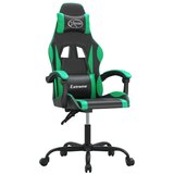  Gaming stol črno in zeleno umetno usnje, (20701093) | Shoptok.si
