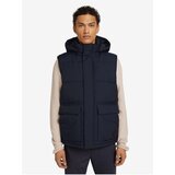 Tom Tailor Dark Blue Men's Quilted Vest Denim Clean Puffer - Men | Shoptok.si