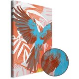  Slika - Exotic Wings - Parrot Among Abstract Leaf Patterns 20x30 Premium Print | shoptok.hr