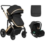 Kikka Boo Kolica Darling premium set 2in1 sa autosedištem I-Size, Crna Cene