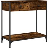 Konzolni stol boja hrasta 75 x 34 5 x 75 cm konstruirano drvo | shoptok.hr