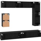 vidaXL Set TV komoda s policom Ostalo s pohranom 8 pcs | shoptok.hr