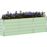  Cvetlično korito Zelena 240 x 40 x 75 cm Jeklo, (5000207746) | Shoptok.si