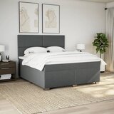  Okvir kreveta s oprugama i madrac svjetlosivi 180x200cm tkanina | shoptok.hr