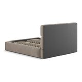 Windsor & Co Sofas Svjetlo smeđi tapecirani bračni krevet s prostorom za odlaganje s podnicom 160x200 cm Libera – | shoptok.hr