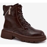 Big Star Leather Women's Work Boots Lined Big Star | shoptok.hr