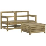  3-dijelni set vrtnih sofa od impregnirane borovine | shoptok.hr