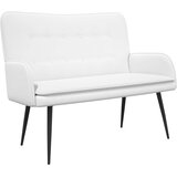SOFA za dvije osobe Bijeli 115 x 61 x 87 cm tkanina | shoptok.hr