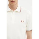 Fred Perry Pamučna polo majica boja: bež, s aplikacijom, M3600.Y20 | shoptok.hr