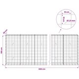  Gabion s žicom debljine 3 5 mm i mrežom 10x10 cm 650x30x100 cm - 30 cm 100 cm 650 cm | shoptok.hr
