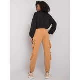 RUE PARIS Sweatpants-RV-DR-7364.01P-camel | Shoptok.si