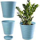 KADAX Cvetlični lonec 17 cm s pokrovom in stojalom Plastično stojalo za rože, (5000352790) | Shoptok.si
