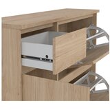 Tvilum Preklopni ormarić za cipele u dekoru hrasta u prirodnoj boji 109x93x32 cm Naia – | shoptok.hr