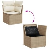  11-dijelni set vrtnih sofa od poliratana s jastucima bež | shoptok.hr