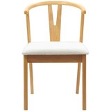 Stolac za blagovanje 2 pcs Prirodna i svijetla | Eponuda.com