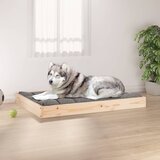 vidaXL Krevet za pse 101,5 x 74 x 9 cm od masivne borovine Cijene
